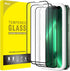 JETech Full Coverage Screen Protector for iPhone 13/13 Pro 6.1-Inch, Black Edge Tempered Glass Film, 3-Pack