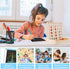 Replacement Stylus Drawing Pen for LCD Writing Tablets - 6 Elastic Lanyards, Colorful Stylus Pen for Kids Drawing