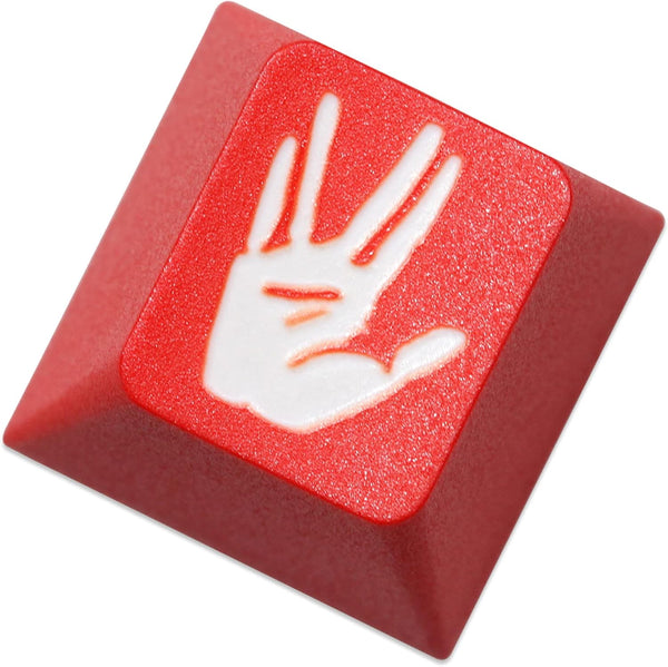 Novelty Star Live Long and Prosper Cherry Profile Dip Dye PBT Keycap for Mechanical Keyboard, Laser Etched ESC