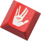 Novelty Star Live Long and Prosper Cherry Profile Dip Dye PBT Keycap for Mechanical Keyboard, Laser Etched ESC