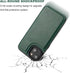 OT ONETOP 13 6.1 Inch ONETOP Compatible with Magsafe for iPhone Wallet Case with Card Holder, PU Leather Kickstand RFID