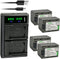 Kastar 4-Pack Battery NP-FP70/FP71 and LTD2 USB Charger, Compatible with Sony