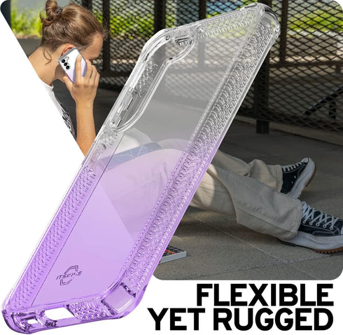 Itskins for Samsung Galaxy S23+ HYBRID R // OMBRE Protective Phone Case, Slim Anti-Yellowing Heavy Duty Shockproof