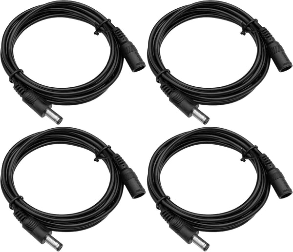 ANLINK 4 Pack 3ft 1M DC Power Extension Cable, Premium Pure Copper DC