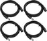 ANLINK 4 Pack 3ft 1M DC Power Extension Cable, Premium Pure Copper DC