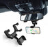 PACLVIO Rear View Mirror Phone Holder Mount, Car Phone Bracket/Stand with 270 Swivel