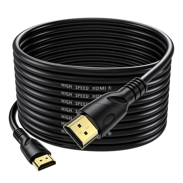 Jorenca 4K HDMI Cable 50ft Ultra High Speed HDMI 2.0 Cables 18gbps Gold