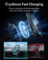 ESR for MagSafe Car Mount Charger with CryoBoost, Phone Cooling MagSafe Car Charger, Magnetic Wireless Car Charger, Air