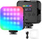 NEEWER Magnetic RGB Video Light, 360° Full Color RGB61 LED Camera Light with 3 Cold Shoe Mounts, 2500K-8500K
