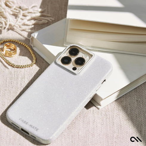 Case-Mate iPhone 15 Pro Max Case - Shimmer Iridescent, 12ft Drop Protection, Compatible with MagSafe, Anti-Scratch