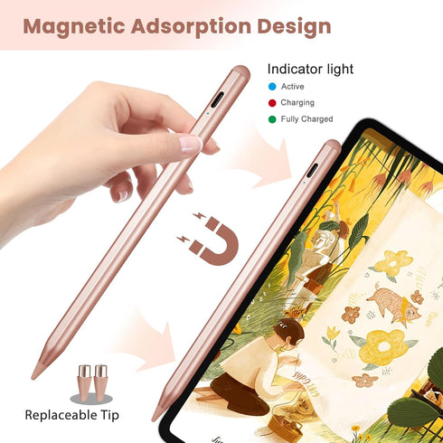 Electronic Stylus Pen for Lenovo Tab M10 Plus, New Plastic Point Tip for Precise and Accurate Drawing, Compatible with
