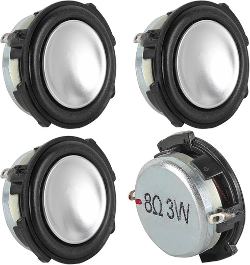 ACEIRMC 4pcs 8Ohm 3W Full Range Audio Speaker Replacement Stereo Loudspeaker Repair Magnet