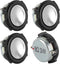 ACEIRMC 4pcs 8Ohm 3W Full Range Audio Speaker Replacement Stereo Loudspeaker Repair Magnet