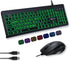 X9 Performance Wired Keyboard and Mouse Combo - Large Print Backlit Keys for Seniors,