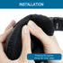 Earpads for Sennheiser HD598/HD518/HD558 Headphones, Velour Ear Pads Cushions Replacement for HD595/HD599 (Black)