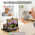 Generic 10" 3D Phone Screen Magnifier, Foldable Phone Stand with Screen Amplifier, HD Mobile Magnifier Projector Screen