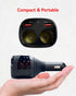 REDTIGER 4 in 1 Car Charger Adapter, 2 Sockets Cigarette Lighter Splitter 12/24V 18W for Dash Cam & Dual USB Ports