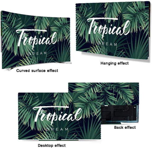 TV Dust Cover for 32"-70" Indoor TV, Landscape Printed Dust-Proof Protector for LCD, LED, Plasma Flat Screen (42'', 03)