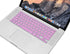 XSKN Korean Language Pink Silicone Keyboard Skin Cover for 2015 and Before Released MacBook Air 13"