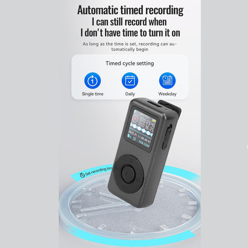 FOSA MP3 1536Kbps 5 (32GB) Player, Music Player Audio Player with Clamp Design, HD Lossless Recording Level Voice