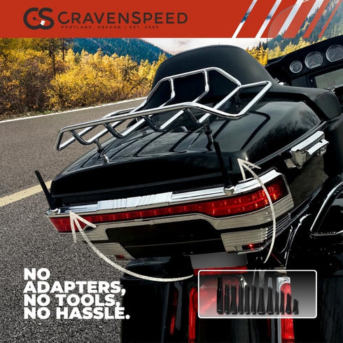 CravenSpeed Stubby Jr Antenna, 2 Inches, Compatible with Harley-Davidson Motorcycles 1998-2023, Made in The USA