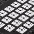 YIMAGUJRX RUNJRX 120Pcs PE Switch Pads, 0.5mm Thick Dampening Foam for Hot Swap Gaming Keyboards