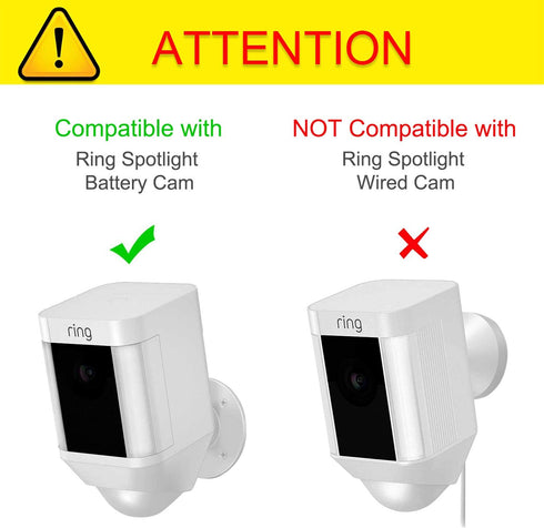 Fintie Silicone Case for Ring Spotlight Cam, Soft Silicone Weather Resistant Protective Skin Cover for Ring Spotlight Battery HD Security Camera, Black