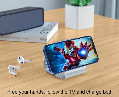 Magnetic Wireless Charging Station 3-in-1, Foldable Fast Charger for iPhone 15/14/13/12 Pro Max, Smart Watch and Ear