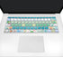 Keyboard Cover Skin for Microsoft Surface Laptop 4 & 3, Cute Printing Waterproof Silicone Protector (Flamingo)