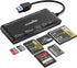 Rocketek xD-Picture Card Reader USB 3.0, Multi-Card Reader for xD/CF/MS/SD/TF, 7-in-1 Memory Card