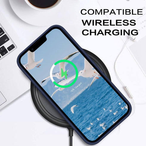 BENTOBEN iPhone 14 Case, Soft Silicone Gel Rubber Bumper with Microfiber Lining, Hard Back Shockproof Protective Cover