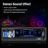 Single Din Car Stereo Marine Radio, Bluetooth Hands Free Calling with Digital LCD Display, MP3 Player