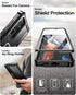 Dexnor Samsung Galaxy S22 Ultra Case, Built-in Screen Protector and Kickstand, Heavy Duty Protection