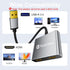 Reborn 1080P@60Hz 3.0 7/8/10/11 USB to HDMI Adapter, USB Male to Dual HDMI Female Multi-Display Cable Converter