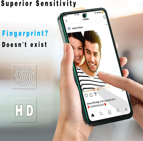 Slanku 3 Pack Tempered Glass Screen Protector for Moto G 5G 2024, Touch Sensitivity, Scratch Resistant, Bubble Free