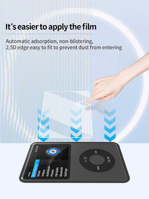 UYRUREL Y1 Mp3 3 Pack Screen Protector for Innioasis Player, High-definition Scratch Resistant Nanofilm Film,HD