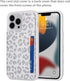 iCoverCase for iPhone 13 Pro Max, Wallet Case with Card Holder, RFID Blocking PU Leather Protective Case (Gray Leopard)