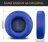SOULWIT Replacement Ear Pads for JBL E35 E45 E45BT Bluetooth Headphones, Softer Protein Leather, Blue