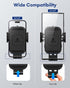 ZeeHoo Wireless Car Charger, 15W Fast Charging Auto Clamping Phone Mount for iPhone 15/14/13/12/11 Pro Max Xs, Etc.