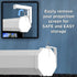 6 inch 1 66 Lb Mount-It! Projector Screen Wall Mount L-Brackets - Wall Hanging Bracket For Home Projector and Movie