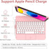 TaIYanG iPad 10th Generation Case with Keyboard, 10.9" 2022, 360° Rotatable Touch Keyboard, Pencil Holder, Touch