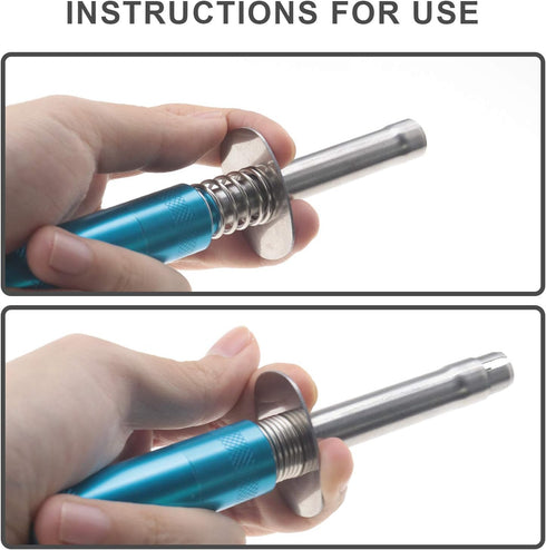 14cm/5.5inch Create idea Blue Glow Plug Igniter RC Car Engine Starter Tool Aluminum Alloy Fit for HSP RC RC Model Toy