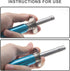 14cm/5.5inch Create idea Blue Glow Plug Igniter RC Car Engine Starter Tool Aluminum Alloy Fit for HSP RC RC Model Toy
