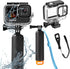 60M/196FT Waterproof Housing Case for Go Pro Hero12 Black/Hero11 Black/Hero10 Black/Hero9 Black, Protective Underwater