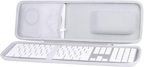 Aenllosi Hard Carrying Case for Apple Magic Keyboard with Numeric Keypad + Magic Mouse + Magic Trackpad