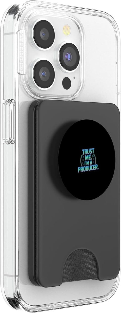 Music Producer Audio Engineer DJ Studio Trust Me Im A Producer Music Studio Vibes PopSockets PopWallet for MagSafe