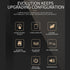 Jectse MP3 MP3 MP4 1.8 inch, MP3 Player with Bluetooth, Player Portable Player with HiFi Lossless Sound Player