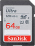 SanDisk 64GB SDXC SD Ultra Memory Card Works with Canon Powershot ELPH 180, 190 is, SX420 is, SX610 HS Camera UHS-I (SDSDUN4-064G-GN6IN) Bundle with (1) Everything But Stromboli Combo Card Reader