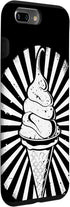 Funny Ice Cream Guy Graphic Tees and Gifts 7 Plus/8 Ice Cream Cone Drawing Gelato Sorbet Case for iPhone Plus