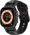 Rubber Band Compatible with Apple Watch Band 49mm 46mm 45mm 44mm 42mm, Silicone Sport Bands for Men